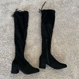 Elegant Black Over-the-Knee Boots